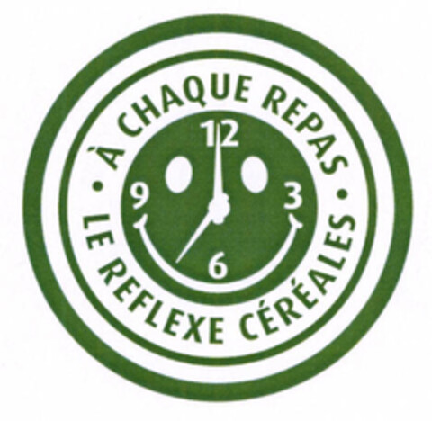 À CHAQUE REPAS LE REFLEXE CÉRÉALES Logo (EUIPO, 03.10.2007)