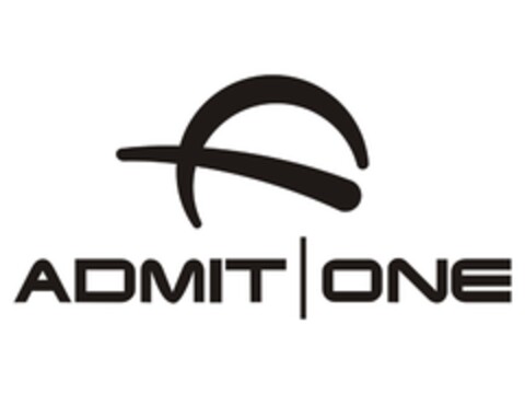 ADMIT ONE Logo (EUIPO, 04/30/2009)
