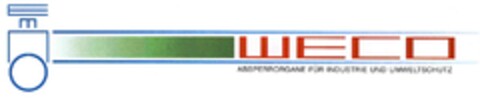 WECO ABSPERRORGANE FÜR INDUSTRIE UND UMWELTSCHUTZ Logo (EUIPO, 07.07.2009)