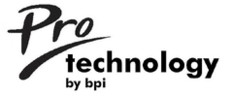 Pro technology by bpi Logo (EUIPO, 26.08.2009)