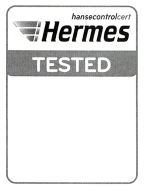 hansecontrolcert Hermes TESTED Logo (EUIPO, 19.11.2012)
