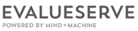 EVALUESERVE POWERED BY MIND + MACHINE Logo (EUIPO, 23.03.2015)