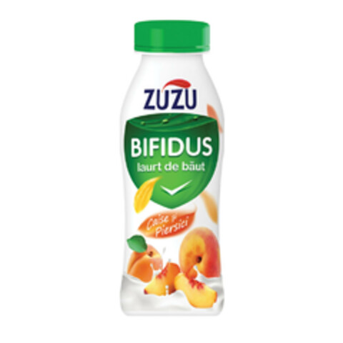 ZUZU BIFIDUS Iaurt de băut Caise şi Piersici Logo (EUIPO, 10.09.2015)