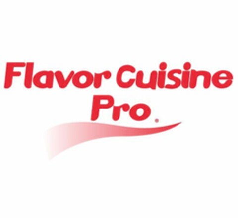 FLAVOR CUISINE PRO Logo (EUIPO, 01/19/2017)