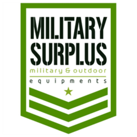 Military Surplus military & outdoor equipments Logo (EUIPO, 10/10/2017)