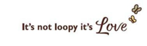 It's not loopy it's Love Logo (EUIPO, 04/20/2018)