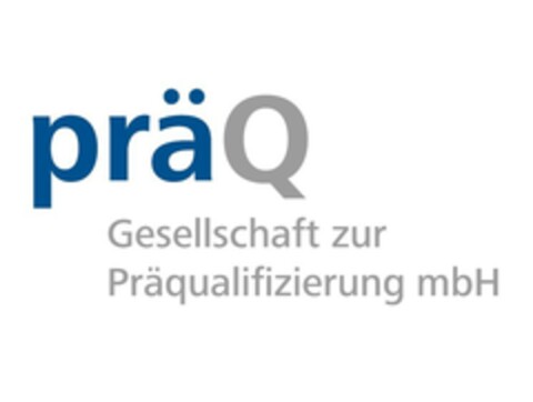 präQ Gesellschaft zur Präqualifizierung mbH Logo (EUIPO, 23.07.2019)