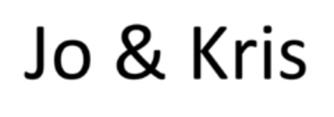 Jo & Kris Logo (EUIPO, 03.07.2020)