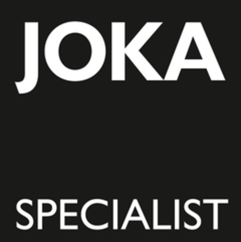 JOKA SPECIALIST Logo (EUIPO, 09/15/2022)