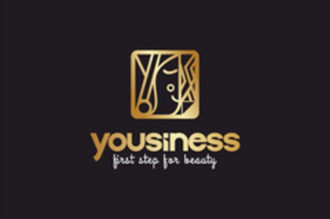 yousiness first step for beauty Logo (EUIPO, 12/01/2023)