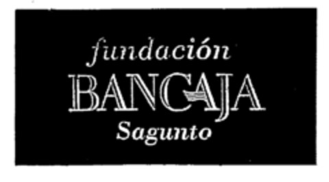 fundación BANCAJA Sagunto Logo (EUIPO, 01.04.1996)
