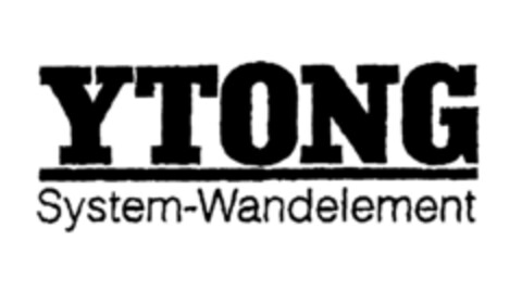 YTONG System-Wandelement Logo (EUIPO, 05/26/1997)