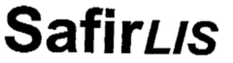 SafirLIS Logo (EUIPO, 11.09.1998)