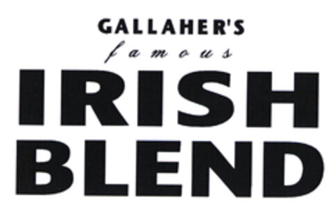 GALLAHER'S famous IRISH BLEND Logo (EUIPO, 13.01.2003)