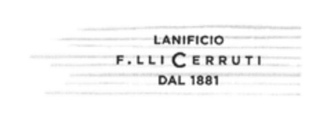 LANIFICIO F.LLI CERRUTI DAL 1881 Logo (EUIPO, 29.09.2003)