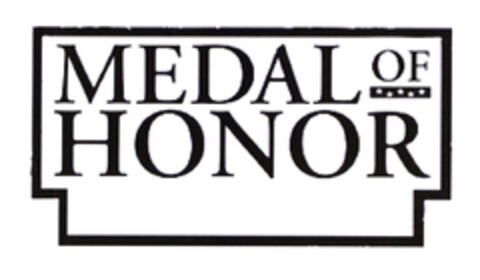 MEDAL OF HONOR Logo (EUIPO, 30.10.2003)