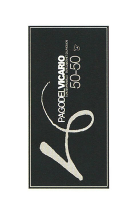 PAGODELVICARIO 50% TEMPRANILLO 50% CABERNET SAUVIGNON 50-50 Logo (EUIPO, 01/02/2006)