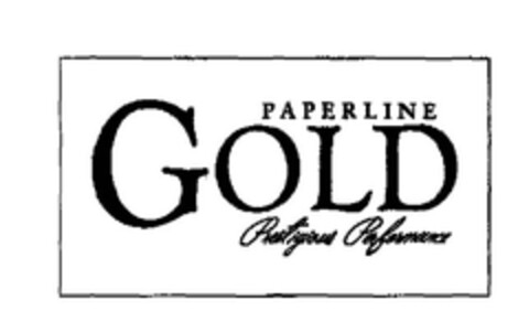 PAPERLINE GOLD Prestigious Performance Logo (EUIPO, 01/29/2007)