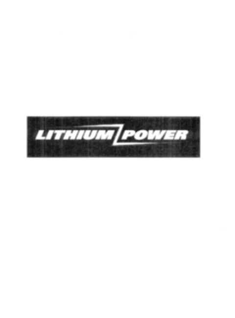 LITHIUM POWER Logo (EUIPO, 09/20/2007)