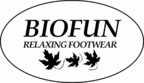 BIOFUN RELAXING FOOTWEAR Logo (EUIPO, 11.05.2010)