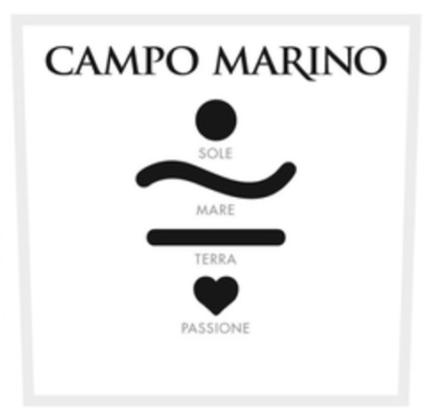 CAMPO MARINO SOLE MARE TERRA PASSIONE Logo (EUIPO, 04/15/2014)