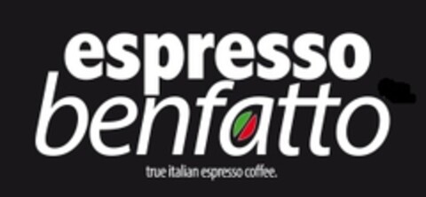 ESPRESSO BENFATTO TRUE ITALIAN ESPRESSO COFFEE Logo (EUIPO, 10/07/2014)