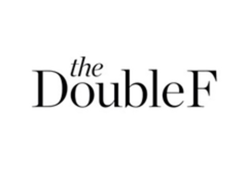 THE DOUBLEF Logo (EUIPO, 08/25/2016)