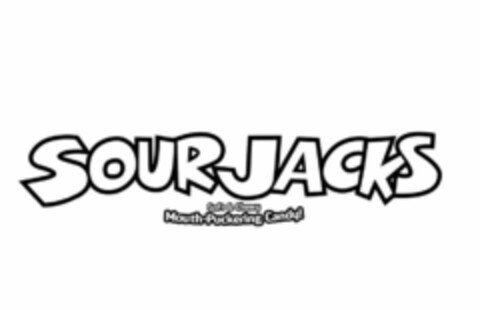 SOUR JACKS SOFT & CHEWY MOUTH-PUCKERING CANDY! Logo (EUIPO, 23.06.2017)