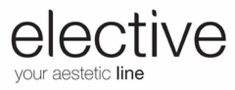 ELECTIVE YOUR AESTETIC LINE Logo (EUIPO, 26.10.2017)