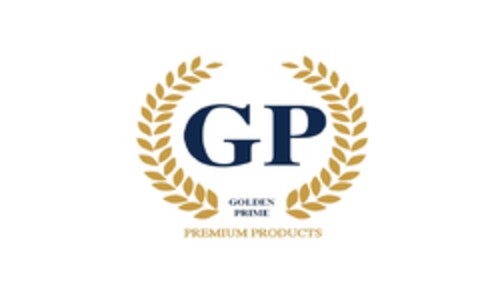 GP GOLDEN PRIME PREMIUM PRODUCTS Logo (EUIPO, 07/05/2018)