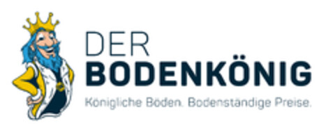 DER BODENKÖNIG Königliche Böden. Bodenständige Preise. Logo (EUIPO, 07.09.2021)