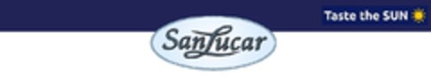 SanLucar Taste the SUN Logo (EUIPO, 01.04.2022)