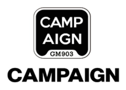 CAMP AIGN GM903 CAMPAIGN Logo (EUIPO, 07/26/2023)