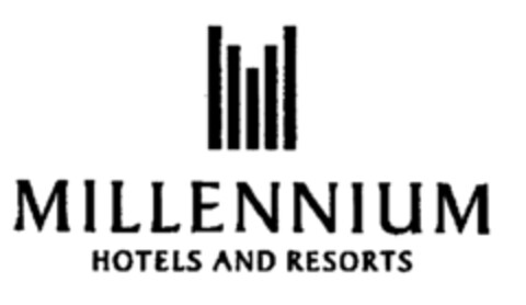 M MILLENNIUM HOTELS AND RESORTS Logo (EUIPO, 07/31/1996)