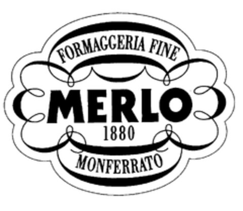 FORMAGGERIA FINE MERLO 1880 MONFERRATO Logo (EUIPO, 19.06.1998)