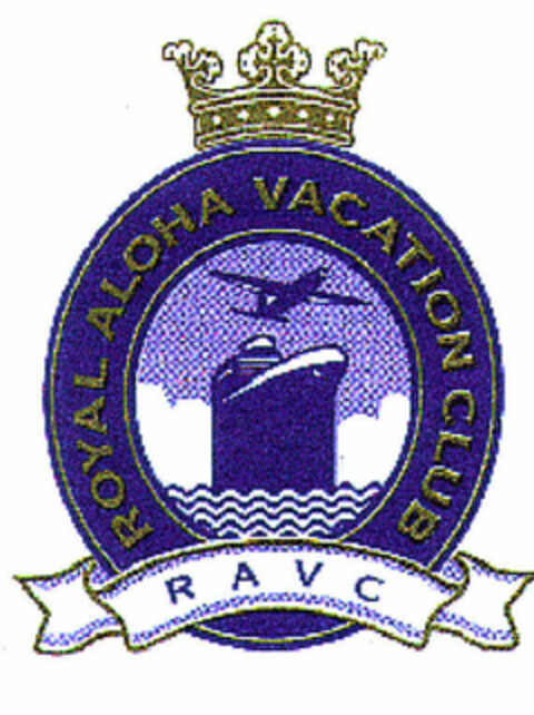 ROYAL ALOHA VACATION CLUB R A V C Logo (EUIPO, 20.06.2000)