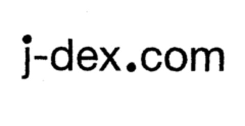 j-dex.com Logo (EUIPO, 29.06.2000)