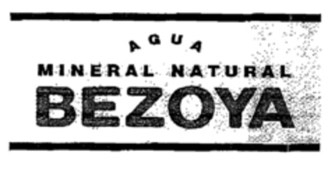 AGUA MINERAL NATURAL BEZOYA Logo (EUIPO, 25.07.2000)