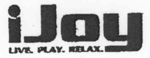 iJoy LIVE. PLAY. RELAX. Logo (EUIPO, 30.11.2005)