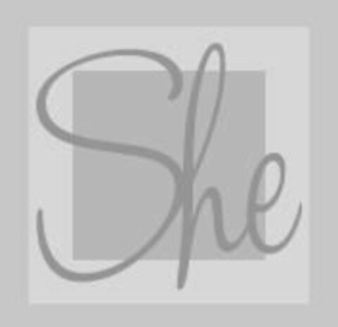 She Logo (EUIPO, 04.04.2006)