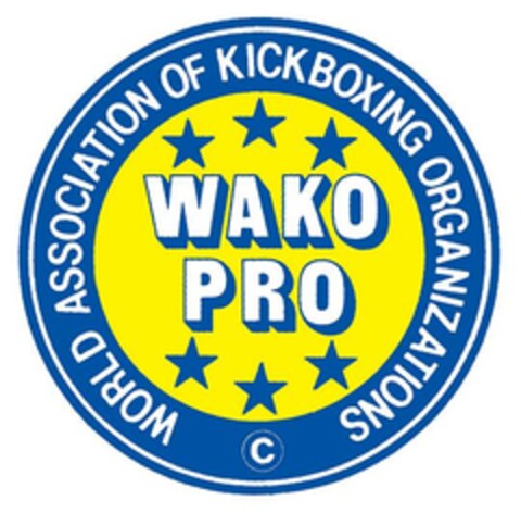 WAKO PRO WORLD ORGANIZATION OF KICKBOXING OGRANIZATIONS Logo (EUIPO, 05.05.2006)