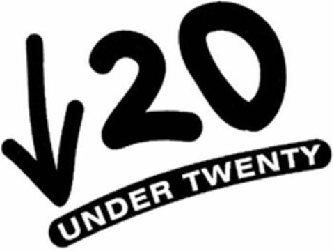 20 UNDER TWENTY Logo (EUIPO, 20.12.2007)