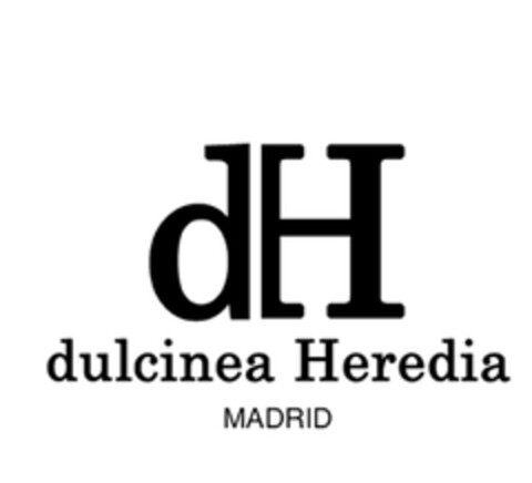 DH DULCINEA HEREDIA MADRID Logo (EUIPO, 19.10.2011)