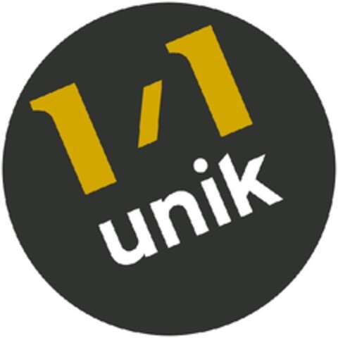 1/1 UNIK Logo (EUIPO, 30.11.2011)