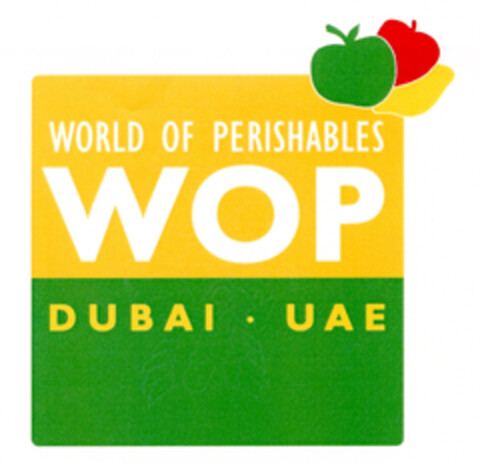 WORLD OF PERISHABLES WOP DUBAI UAE Logo (EUIPO, 07.05.2012)