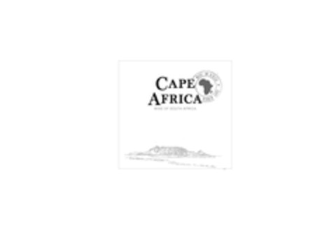 CAPE AFRICA WINE OF SOUTH AFRICA MADE IN AFRICA CAPE AFRICA Logo (EUIPO, 17.08.2012)