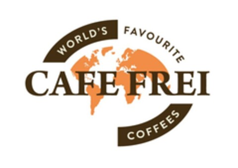 World's Favourite Coffees CAFE FREI Logo (EUIPO, 03/19/2014)