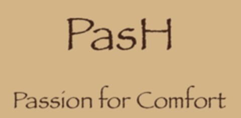 PasH Passion For Comfort Logo (EUIPO, 25.03.2014)