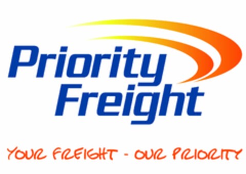 PRIORITY FREIGHT YOUR FREIGHT - OUR PRIORITY Logo (EUIPO, 09.04.2014)