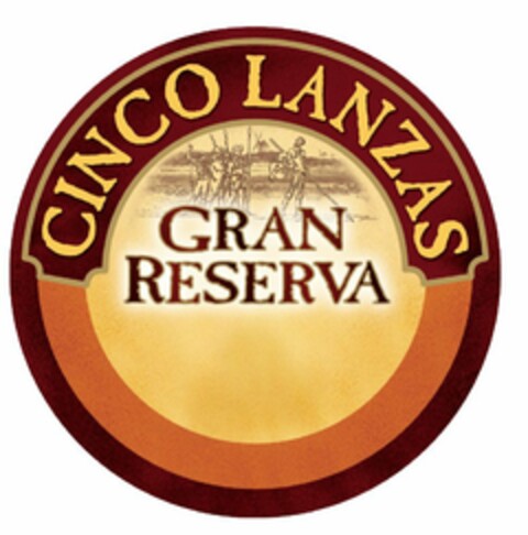 CINCO LANZAS GRAN RESERVA Logo (EUIPO, 16.06.2015)